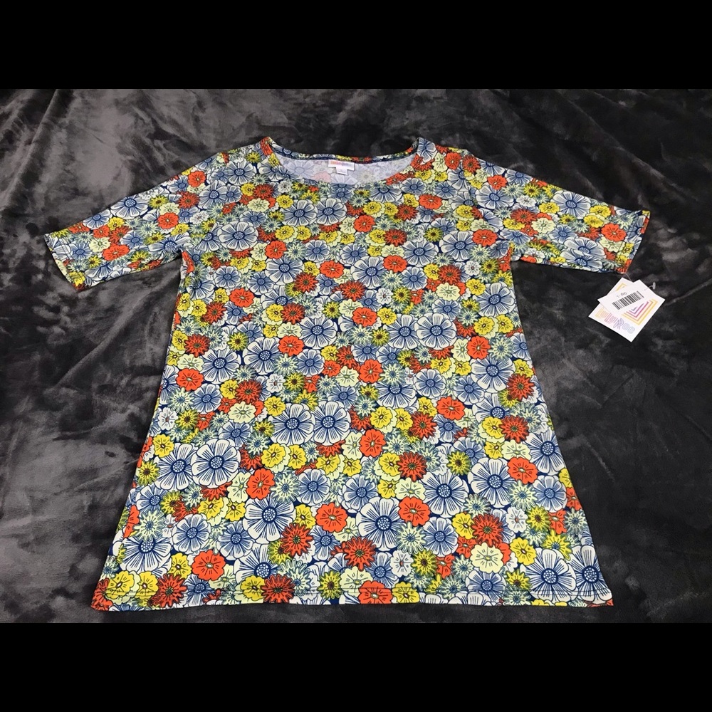 NWT LuLaRoe Bright Floral Gigi-Size Large